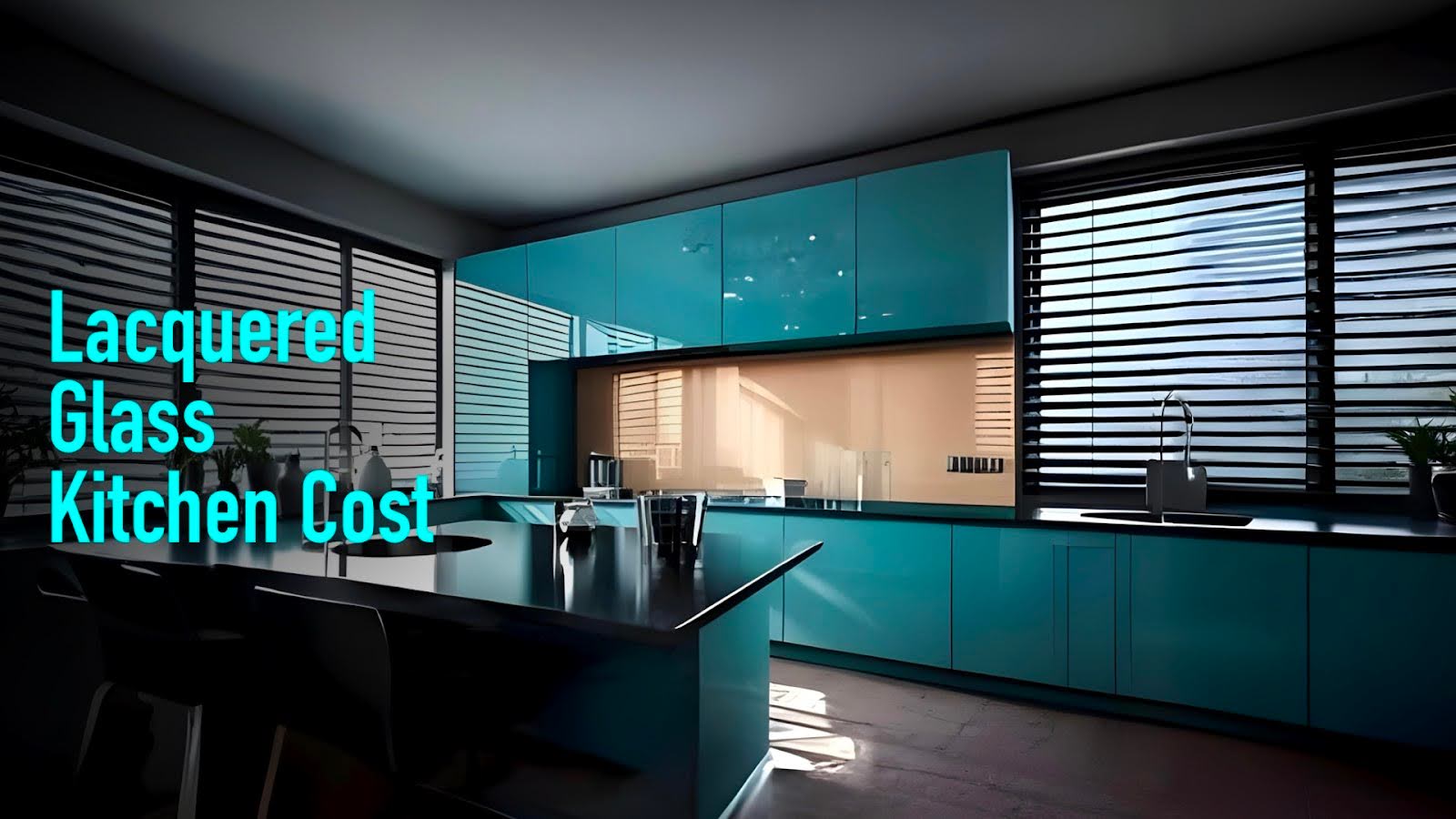 Lacquered Glass Kitchen